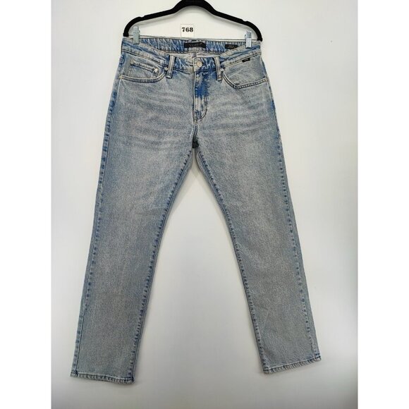 Mavi Jeans Men’s Marcus Slim Straight Leg Light Blue Supermove Jeans Size 32x30